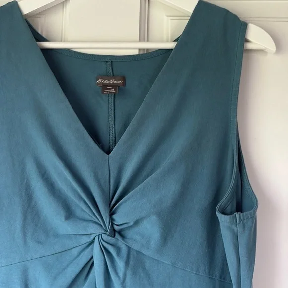Eddie Bauer Aster Tie the Knot Dress Womens XL Blue Athletic Active Outdoor - Picture 5 of 5